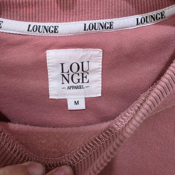 Lounge Women’s 3-Piece Set – Pink Bralette, Cropped Crewneck Sweatshirt & Sweatp - Picture 11 of 15